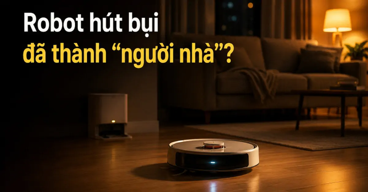 Vì sao robot hút bụi thông minh thành “thành viên” gia đình?