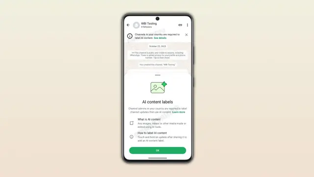 WhatsApp gắn nhãn nội dung AI trong Channels: Minh bạch hay ảo tưởng an toàn?