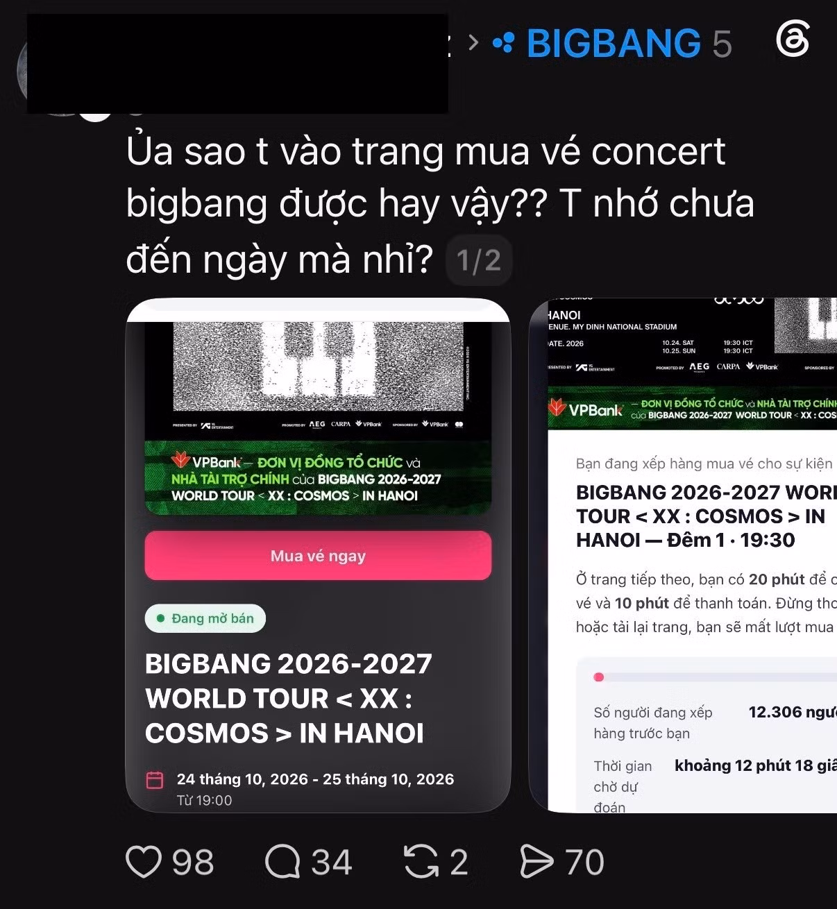 BIGBANG trở lại Hà Nội: Hướng dẫn săn vé an toàn