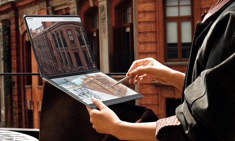 Huawei MateBook Fold thế hệ 2: laptop màn hình gập cho người làm nội dung di động?