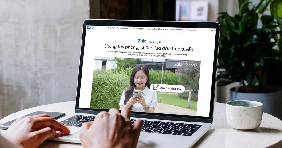 Zalo và Google ra mắt Trung tâm an toàn số chống lừa đảo
