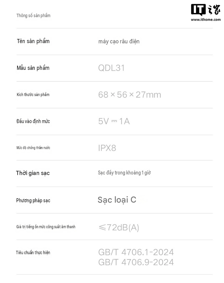Máy cạo râu điện Xiaomi Mijia Pro: pin 60 ngày có đáng tiền?