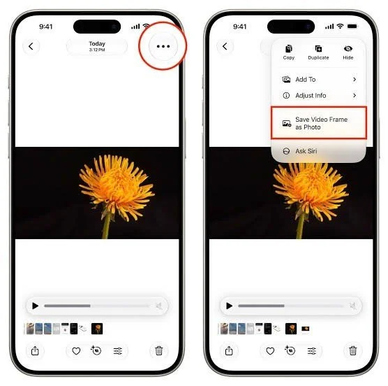 Cách trích xuất ảnh chất lượng cao từ video trên iOS 27 mà không cần chụp màn hình