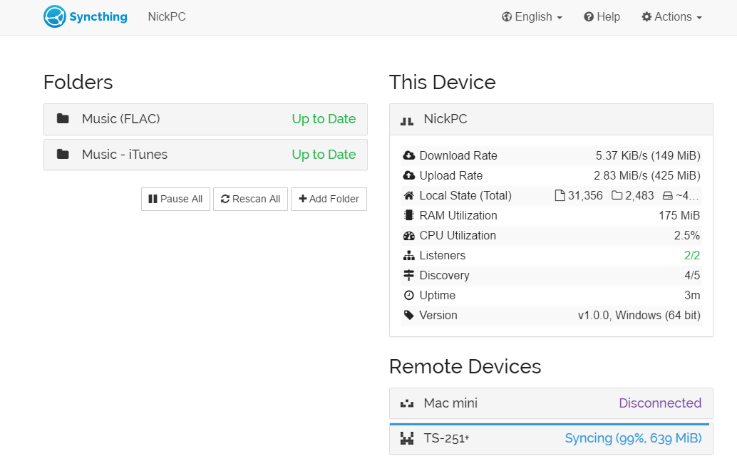 Free NAS File Sync for Backup: Syncthing vs FreeFileSync