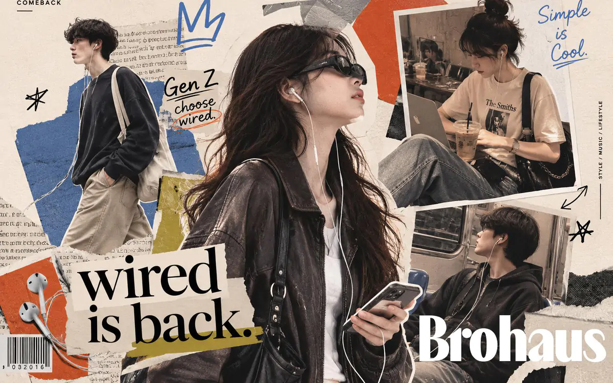 Tai nghe có dây: món đồ cũ thành biểu tượng mới của Gen Z