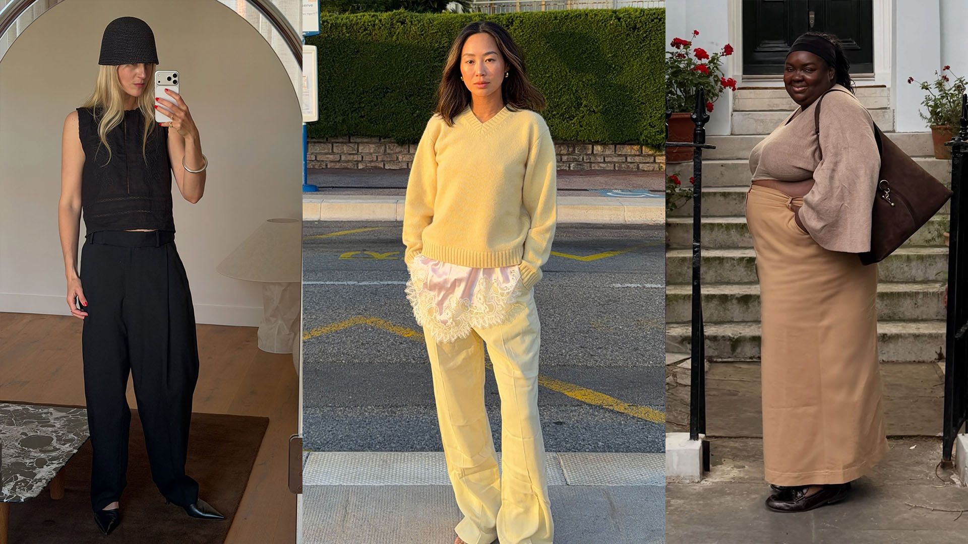 Knits With Sporty Shorts and Trench Coats With Satin: The Layering Formulas That Bridge Seasons