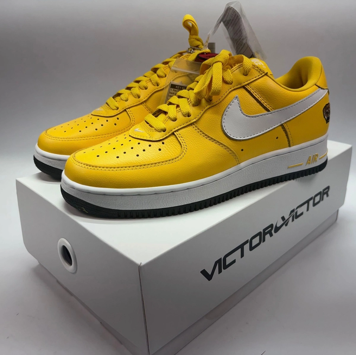 Victor Victor x Nike Air Force 1 ’01 Drops in Yellow and Red