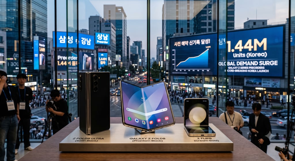 Samsung Foldable Pre-Orders Surge as Buyers Favour Bigger Screens