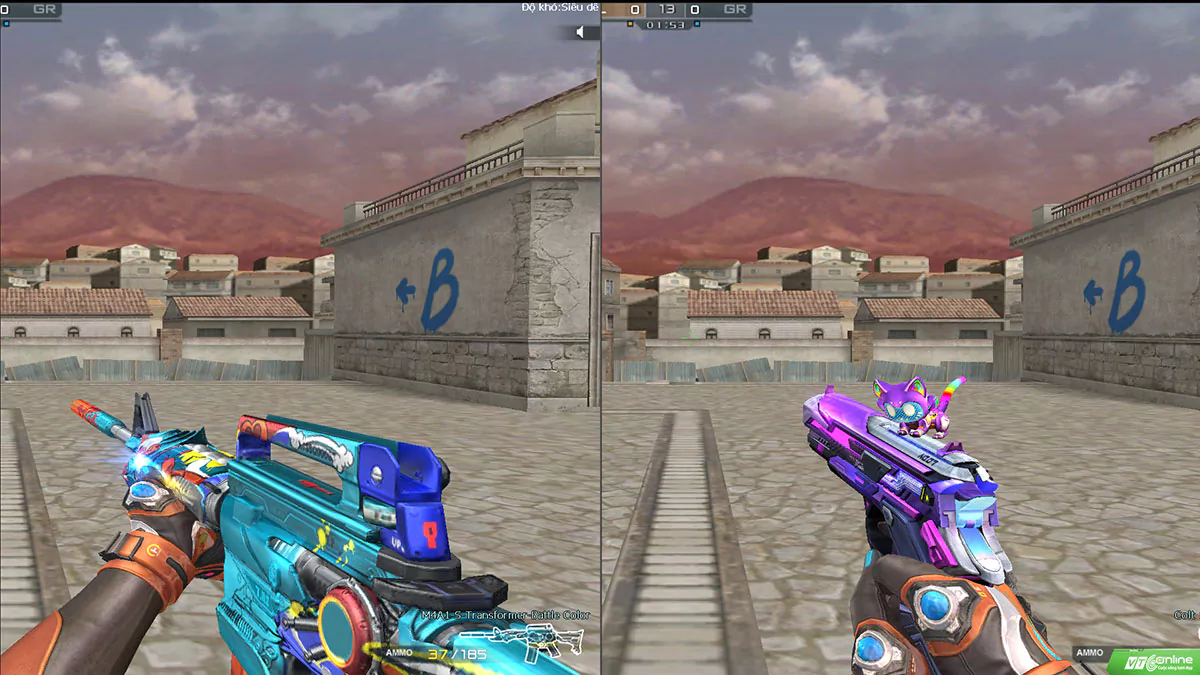 Kho Báu Hoàng Gia Sapphire Neon Punk: Đỉnh cao vũ khí cosmetic CrossFire