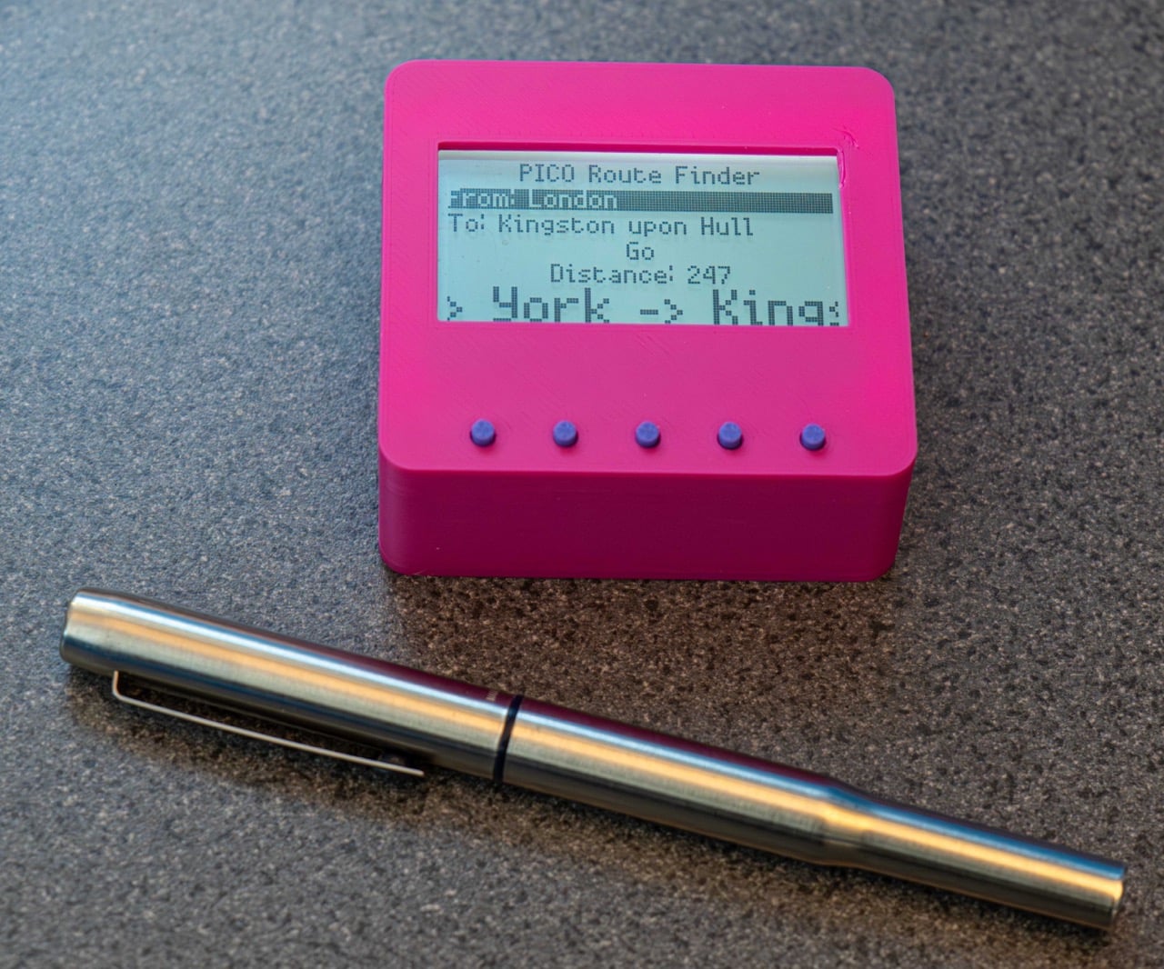 Build a Pocket Route Finder with Dijkstra’s Algorithm on Pico