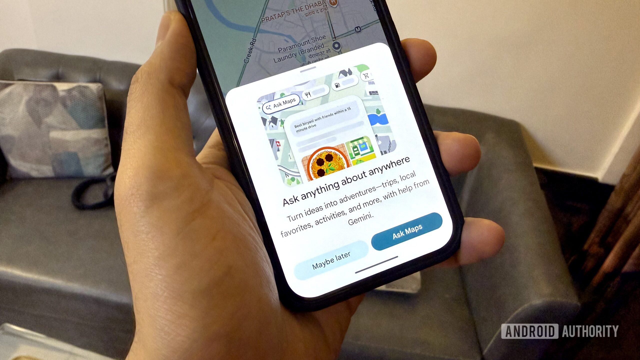 Ask Maps trong Google Maps: đặt đồ ăn, tìm khách sạn và theo dõi tàu trên một màn hình