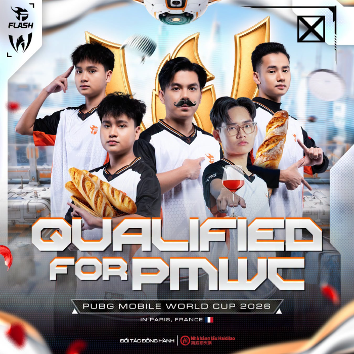 Team Flash mang 3 bộ môn tranh tài tại Esports World Cup