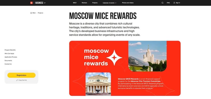 Moscow MICE Rewards: cơ hội vàng cho du lịch MICE Việt