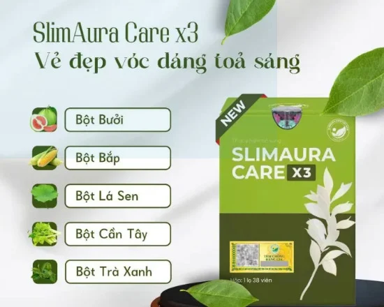 Slimaura Care x3 dùng giấy công bố giả mạo: cảnh báo người mua thực phẩm chức năng giảm cân