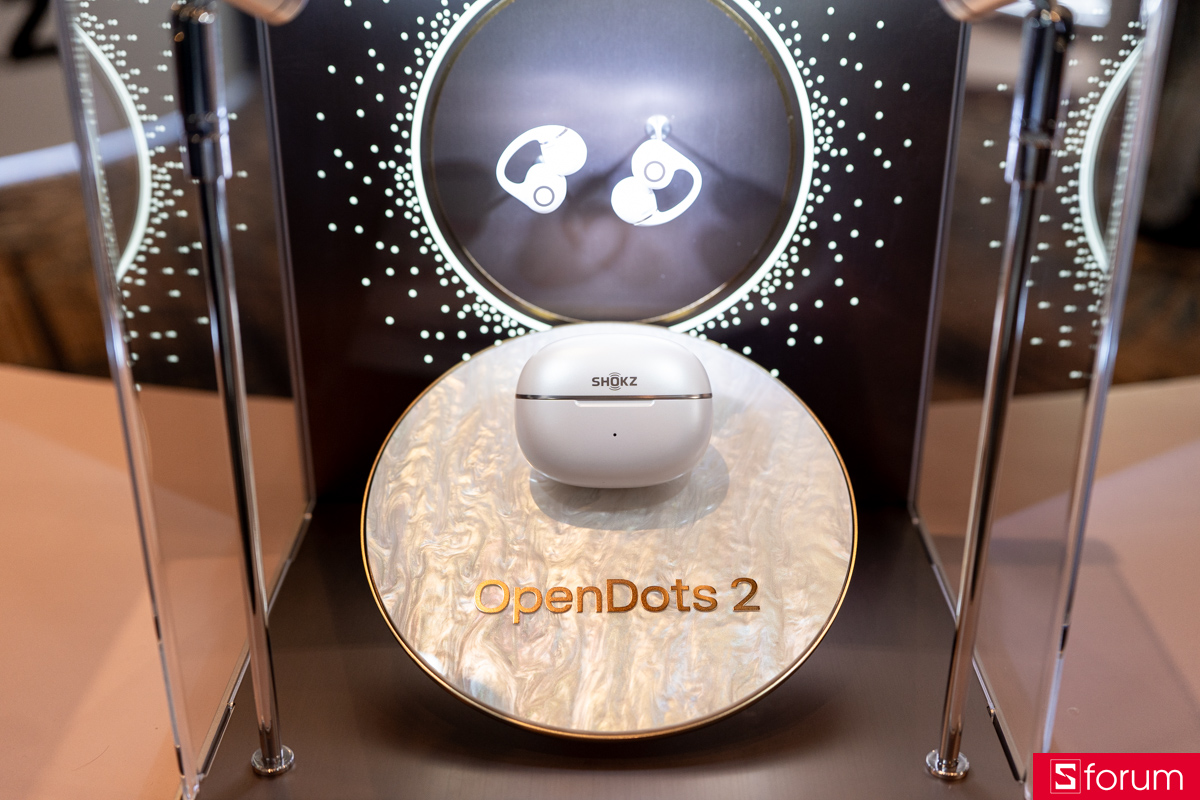 Shokz OpenDots 2: tai nghe kẹp tai Dolby Audio, pin 40 giờ