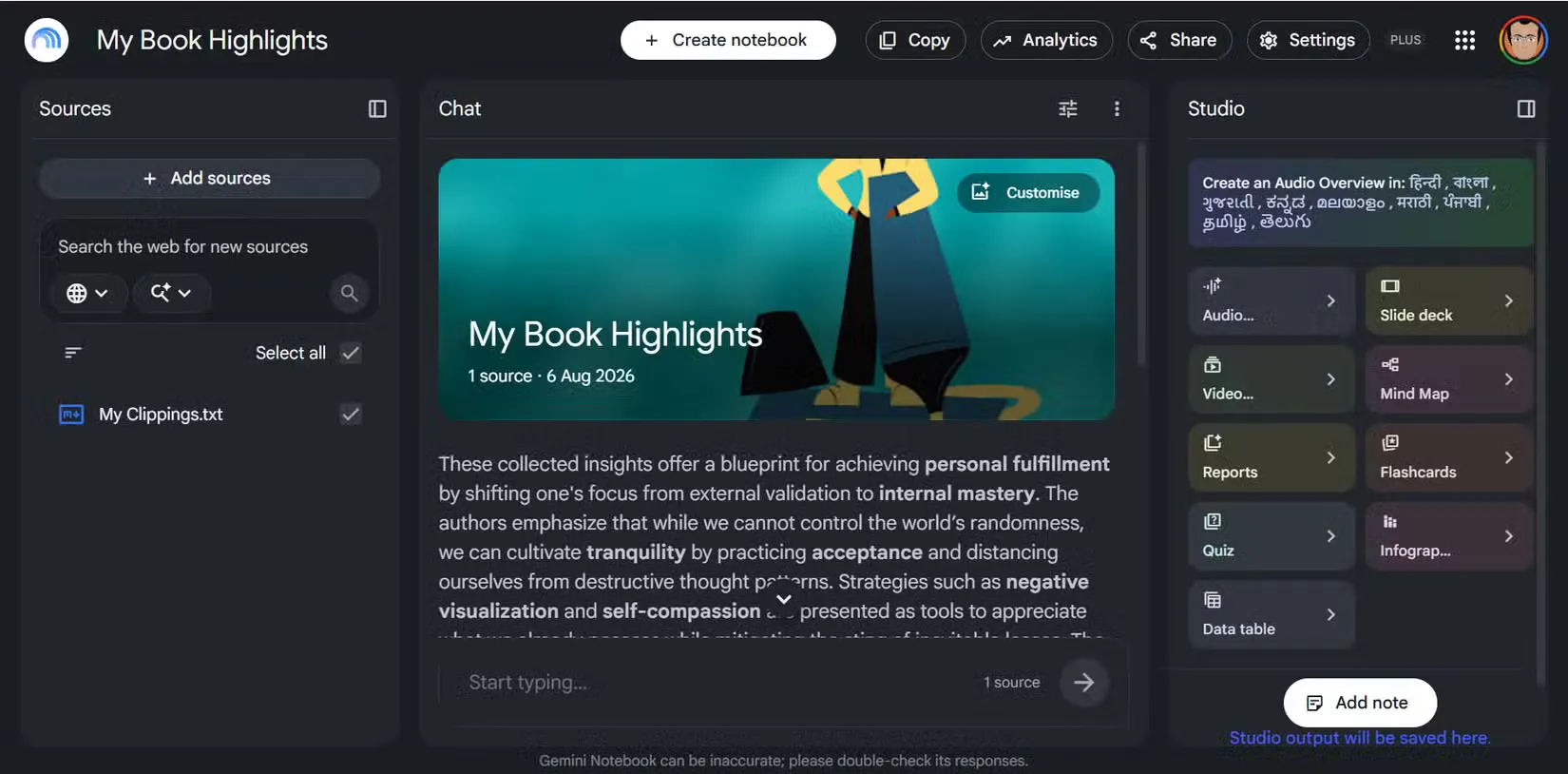 Turn Years of Reading Into Actionable Insights With Gemini Notebook