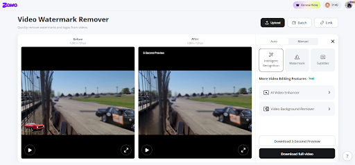 Watermark Removal vs. Video Enhancement: Getting the Order Right