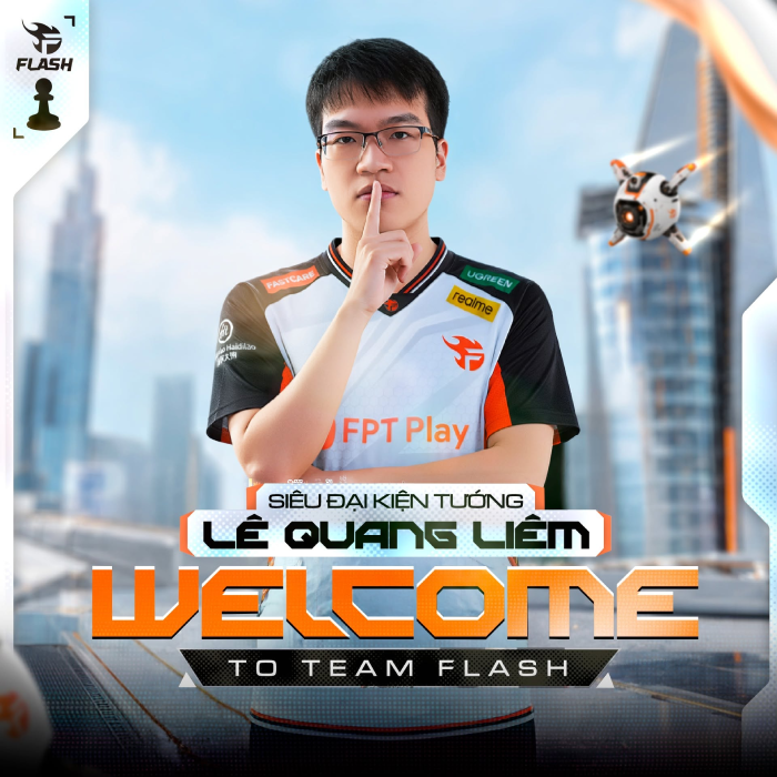 Team Flash mang 3 bộ môn tranh tài tại Esports World Cup