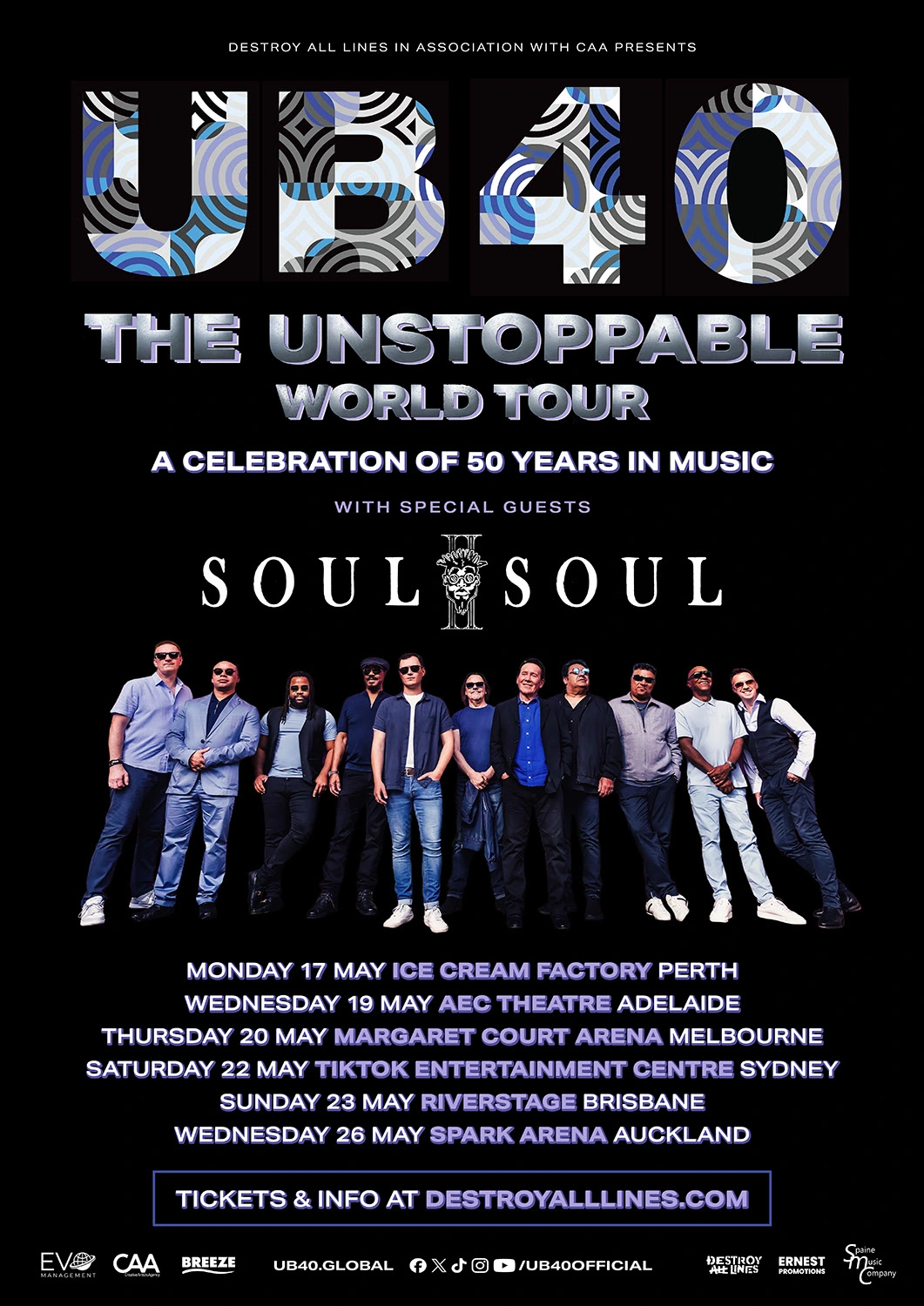 UB40 and Soul II Soul Unite for a Historic Reunion Tour
