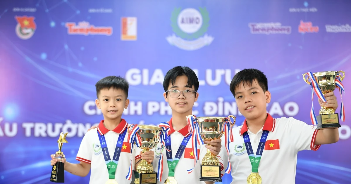 Học sinh Việt Nam giành 205 huy chương tại AIMO: Bước ngoặt cho giáo dục Toán và STEM