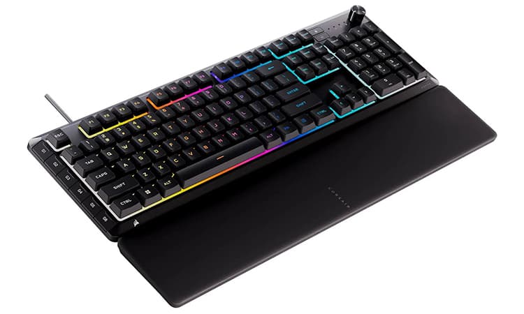 Bàn phím gaming entry-level: chọn Corsair Stiff 100 Plus hay Sharkoon PureWriter W100?