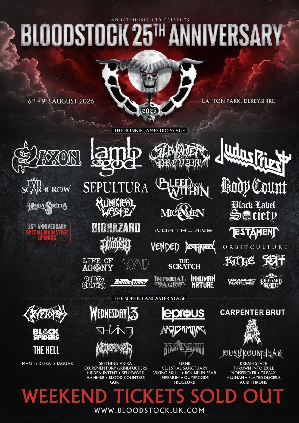 Bloodstock Lineup Delivers 13 Essential Heavy Metal Acts