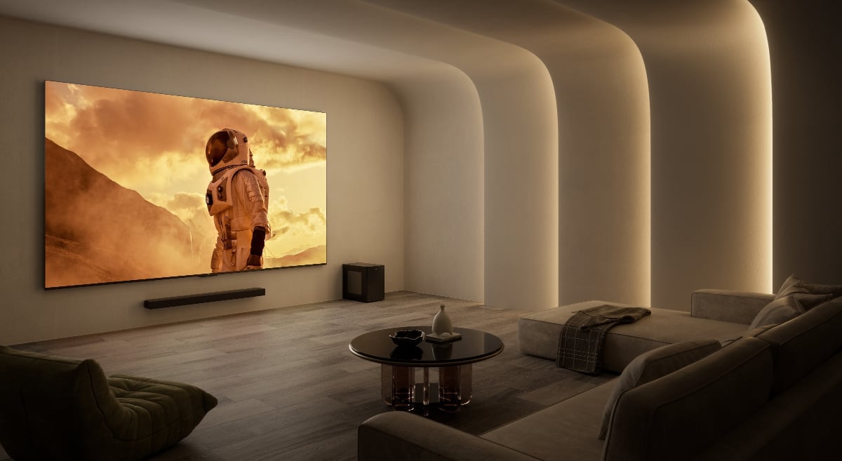 Luxury Wallpaper TVs Turn the Living Room Wall Into Architecture