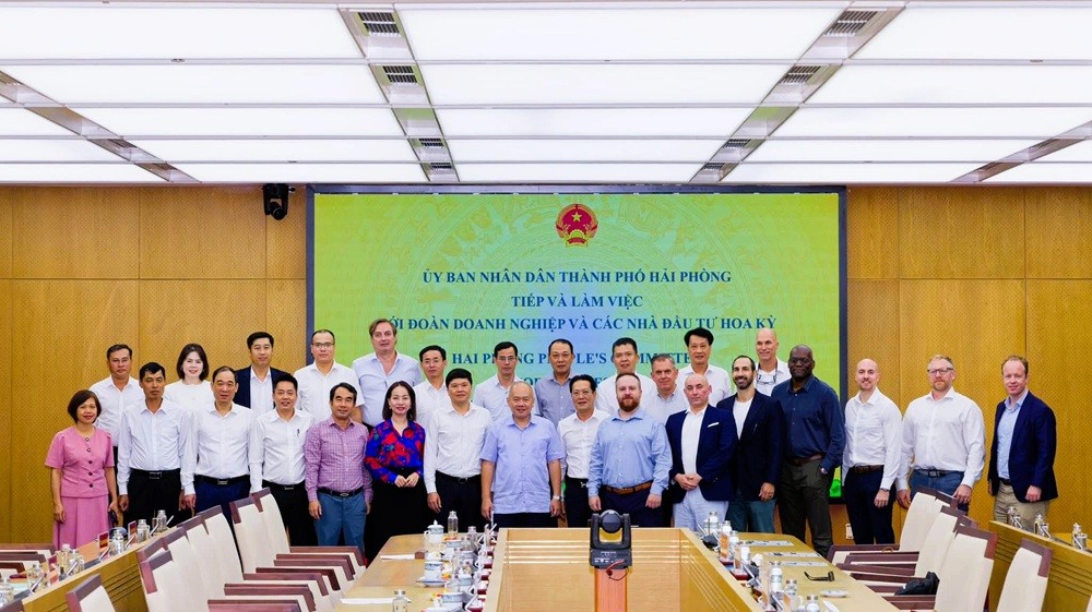 Hải Phòng tăng tốc hợp tác công nghệ số với nhà đầu tư Mỹ
