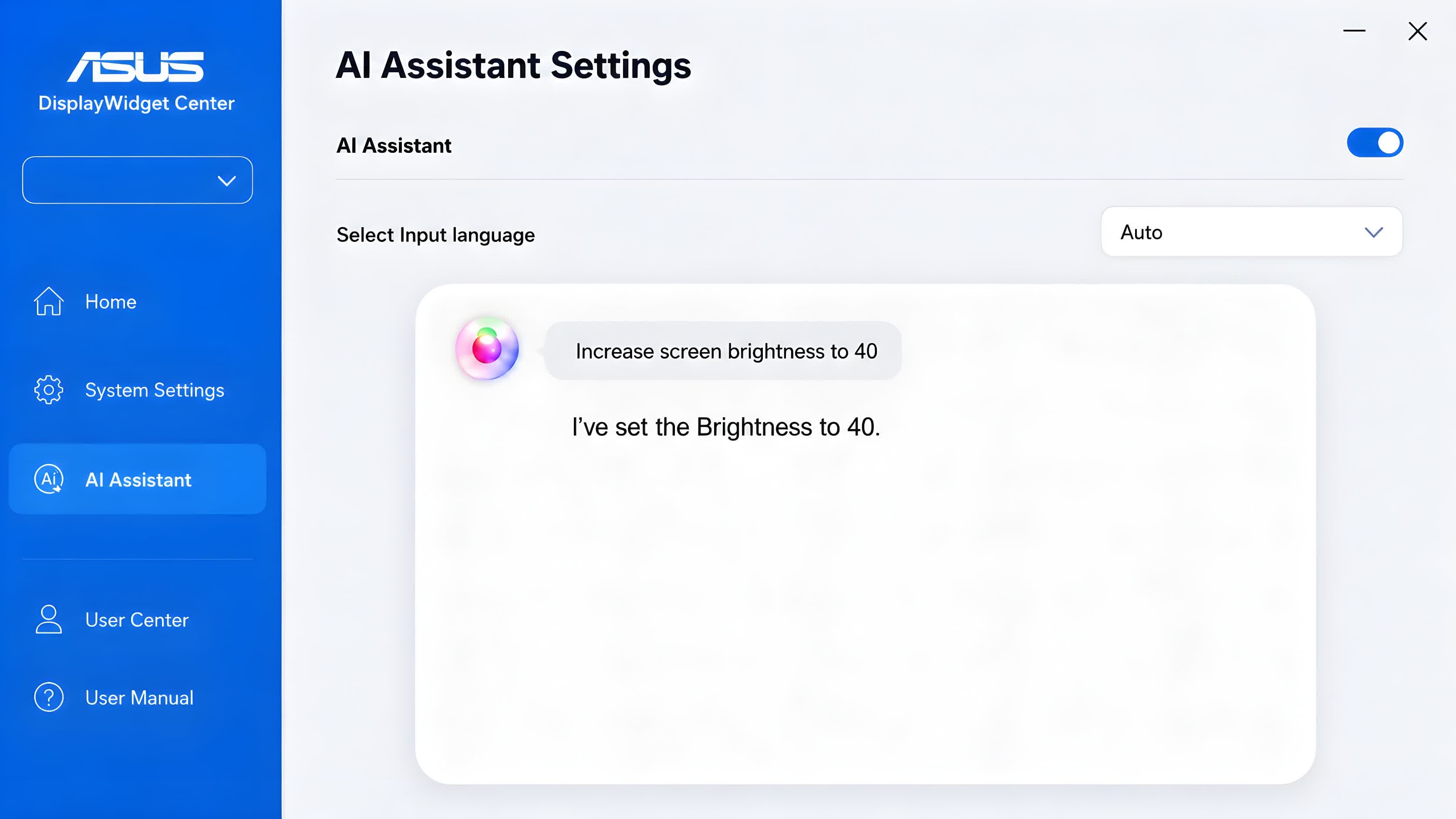 ASUS DisplayWidget Center Turns Your Monitor Into an AI Agent