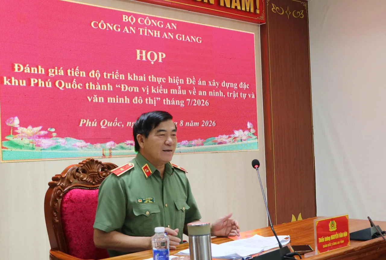 Phú Quốc tăng tốc xây dựng đơn vị kiểu mẫu an ninh đô thị