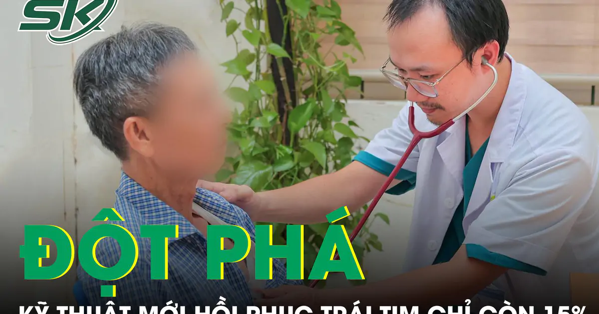 Từ suy tim 15% đến phục hồi ngoạn mục: Bước ngoặt của kỹ thuật tim mạch đột phá