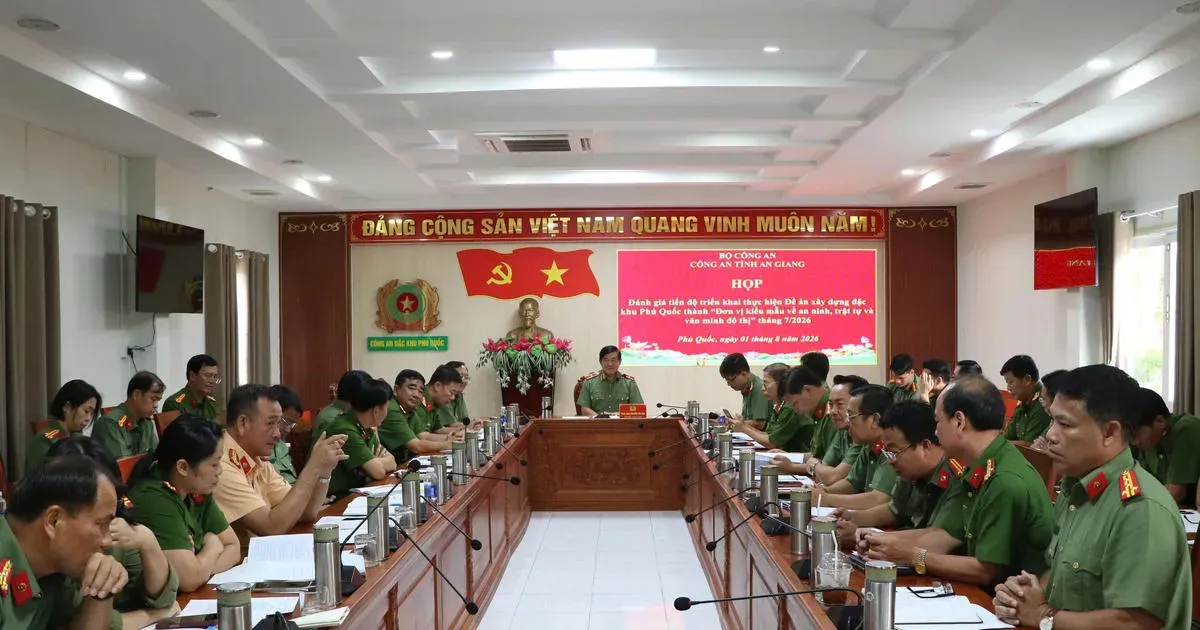 Phú Quốc tăng tốc xây dựng đơn vị kiểu mẫu an ninh đô thị