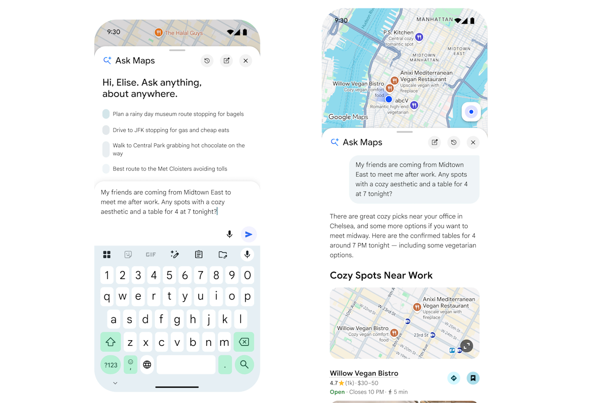 Ask Maps and Gemini AI Turn Google Maps Into a Travel Assistant