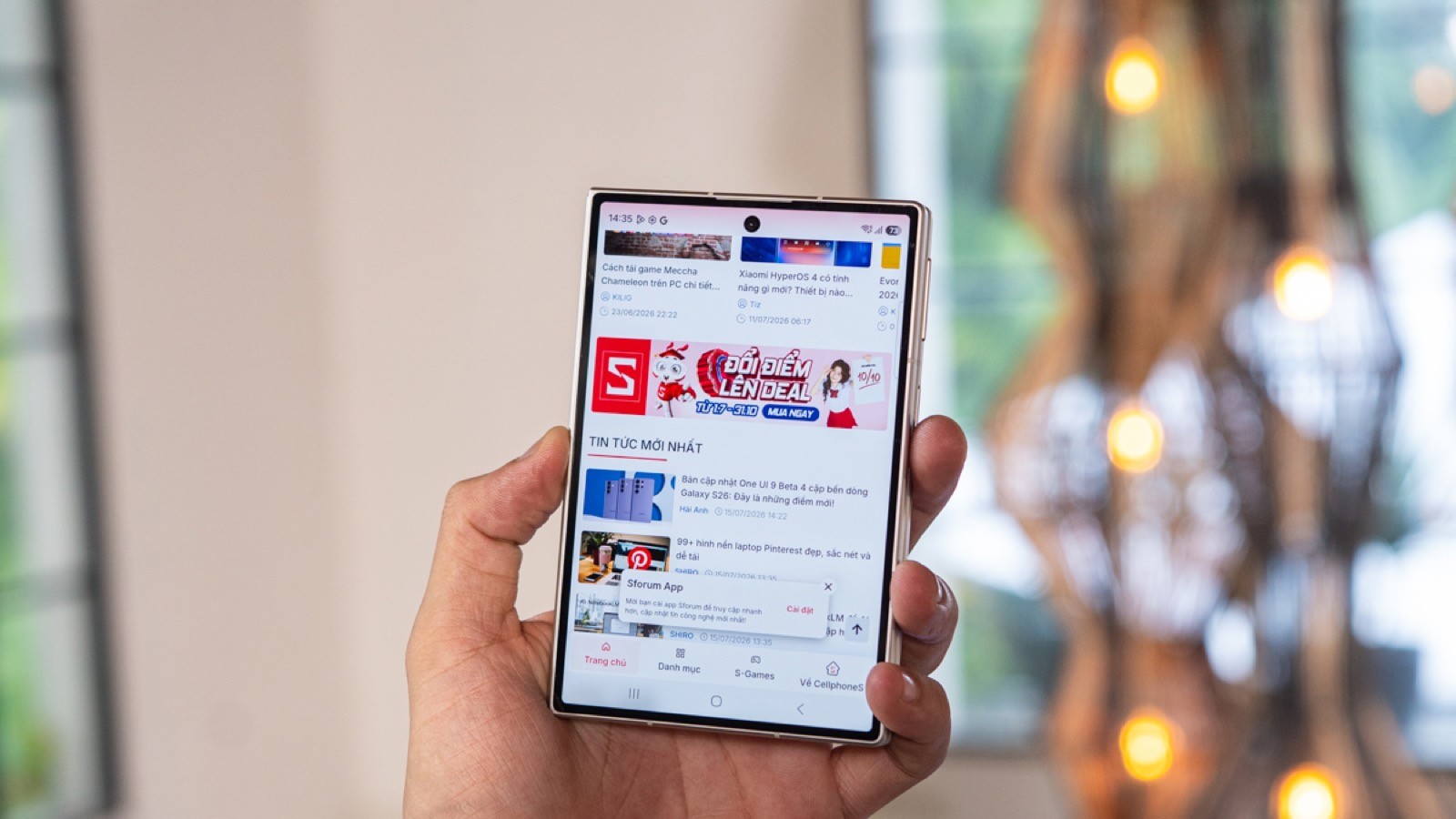 Galaxy Z Fold 8: Tận dụng màn hình 4:3 để đa nhiệm thông minh