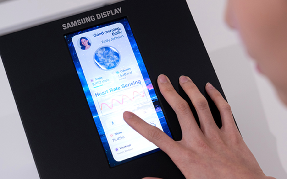 Samsung biến màn hình OLED thành cảm biến sức khỏe, thách thức đồng hồ thông minh
