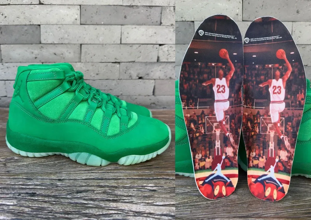 Air Jordan 11 Green Screen and Space Jam Apparel Reignite a Classic Crossover