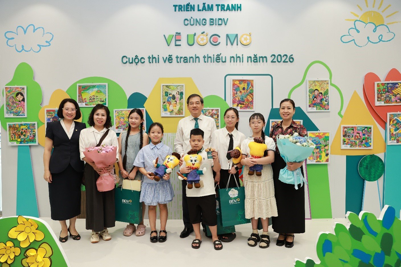 21 tác phẩm xuất sắc từ cuộc thi vẽ tranh thiếu nhi BIDV