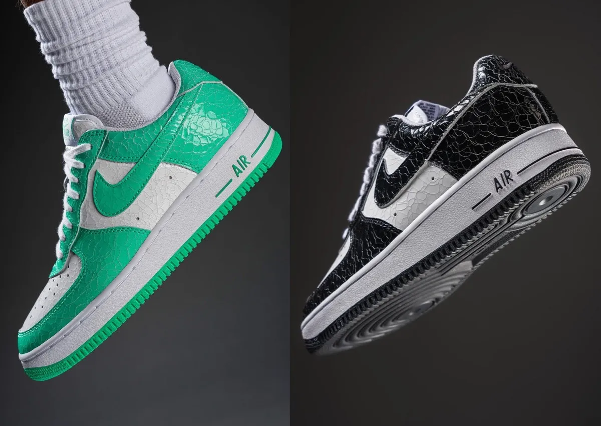 Nike Air Force 1 ’01 Cracked Leather Pack Goes Slim and Vintage