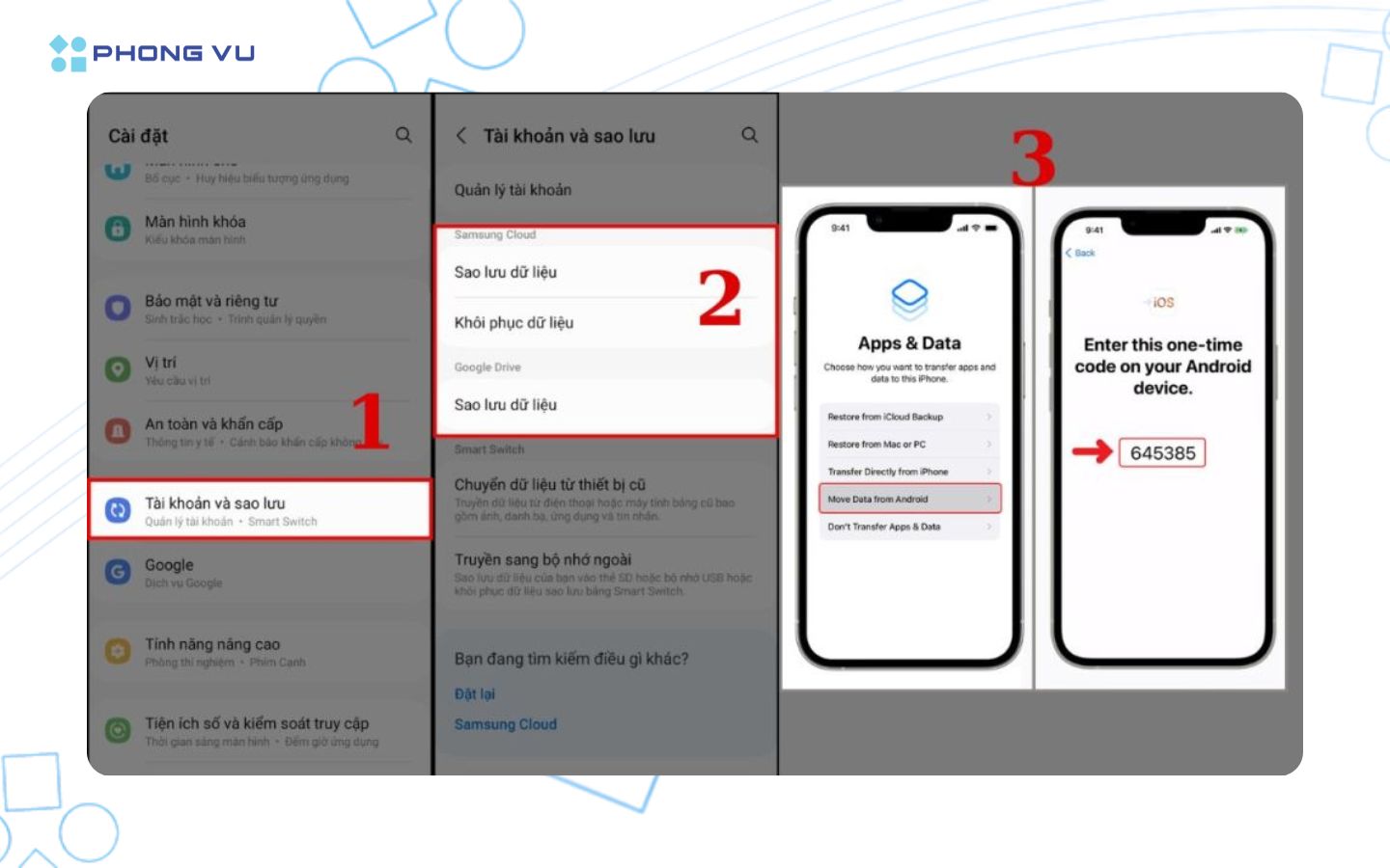 Hướng dẫn toàn diện: Chuyển từ Android sang iPhone mà không mất dữ liệu