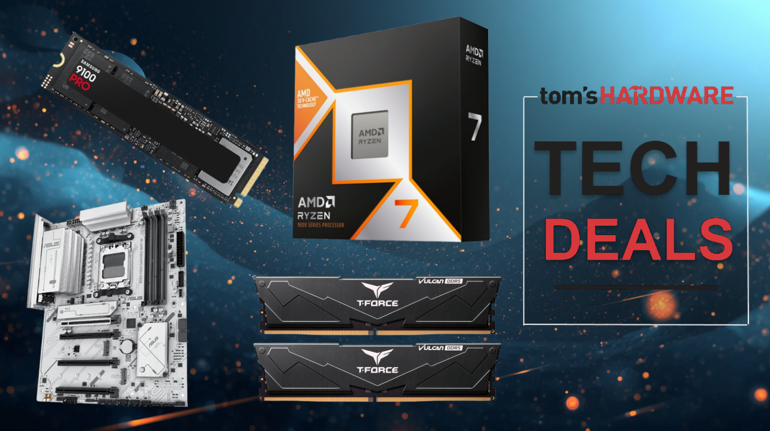 High-Value Ryzen 7 9800X3D AM5 Gaming PC Bundle Deal