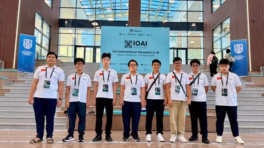 Đội tuyển Việt Nam giành 7 huy chương tại Olympic Trí tuệ nhân tạo quốc tế: Bước ngoặt trong đào tạo AI