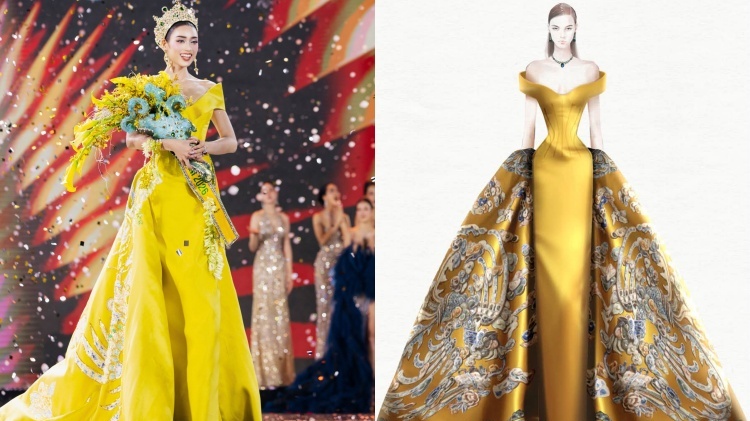 Nguyễn Phúc Tuấn: Thiết kế dát vàng Việt bước lên sàn đấu hoa hậu