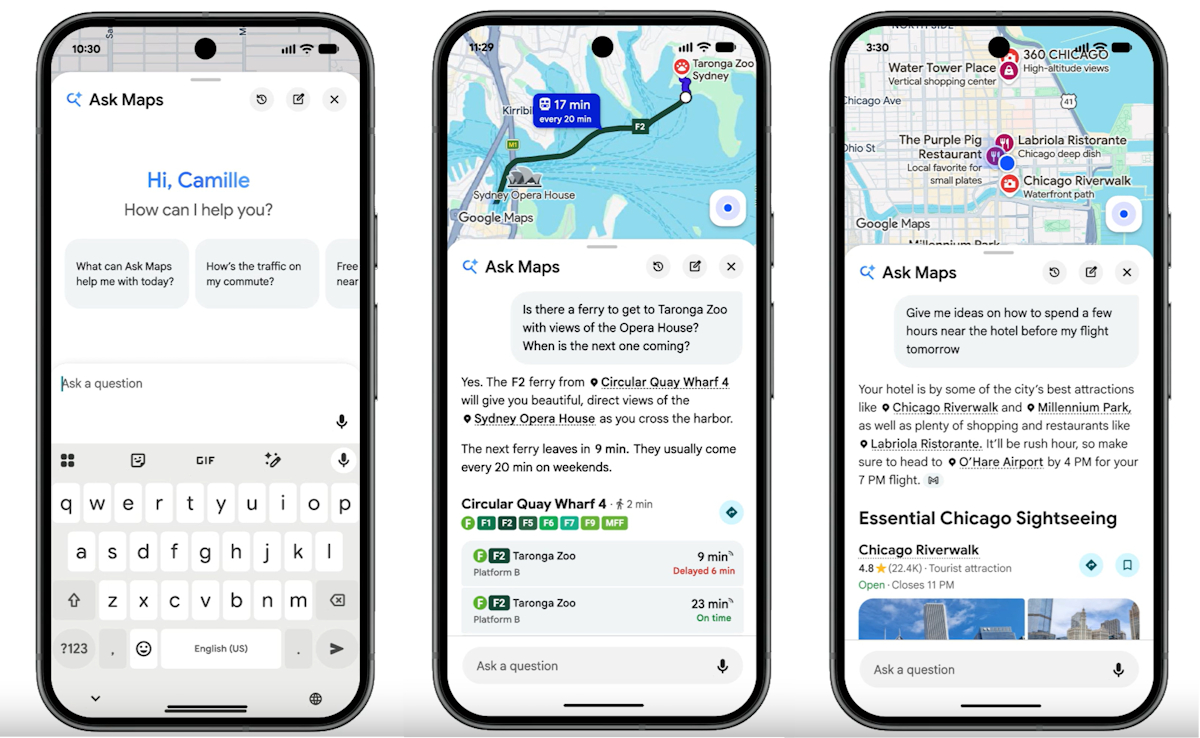 Ask Maps and Gemini AI Turn Google Maps Into a Travel Assistant