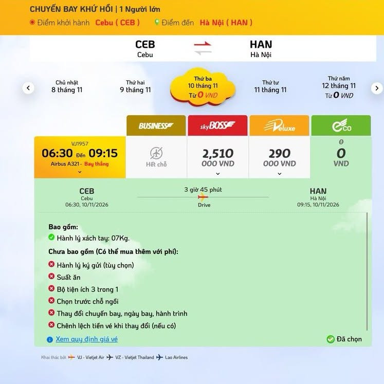 Vietjet và Cebu Pacific: Đường bay mới, áp lực giảm giá vé