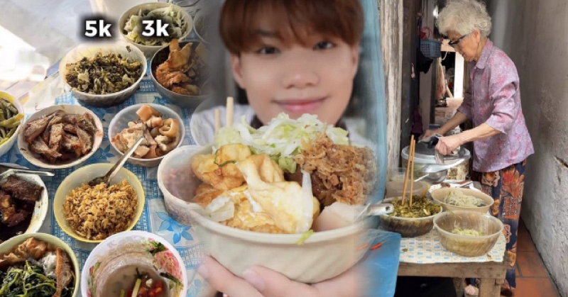 Cụ bà 82 tuổi bán cơm đếm và câu chuyện bền bỉ của tiểu thương đường phố