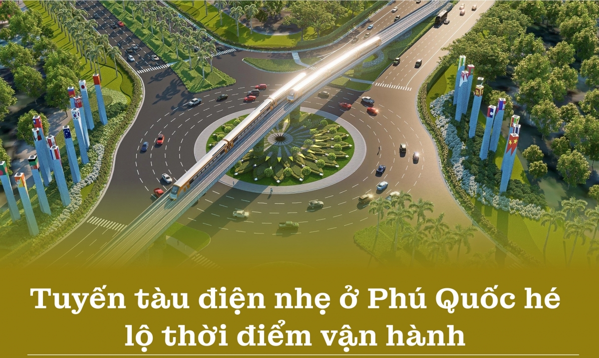 Tàu điện nhẹ Phú Quốc 18km trước APEC: cú hích hạ tầng và du lịch