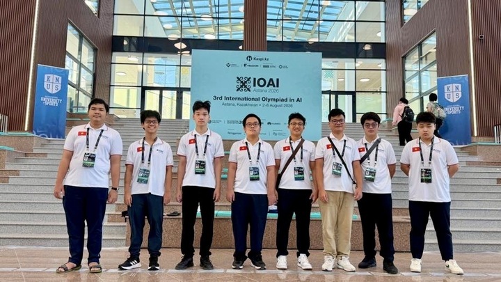 Đội tuyển Việt Nam đoạt 2 Huy chương Vàng tại Olympic Trí tuệ nhân tạo quốc tế