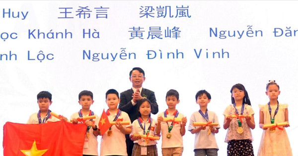Đoàn Việt Nam giành 205 giải tại Đấu trường toán học châu Á: Bước nhảy cho giáo dục toán học