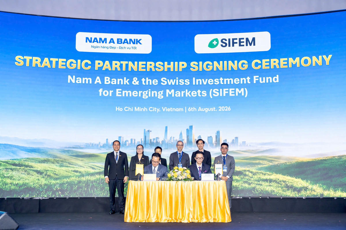 Nam A Bank vốn xanh từ Thụy Sĩ: Bước đệm tài chính bền vững