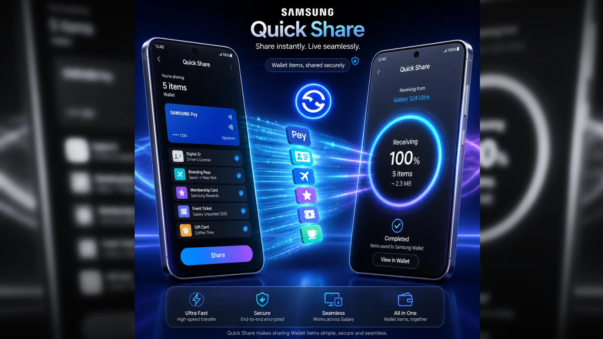Samsung Quick Share Wallet Integration: How To Send Passes Instantly